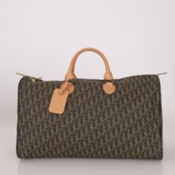 Dior Coated Canvas Trotter Weekender Duffel Bag - Picture 3 of 8
